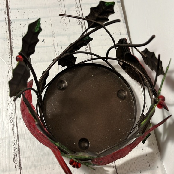 Cardinal candle holder for 6” Jar Candle - Picture 2 of 3